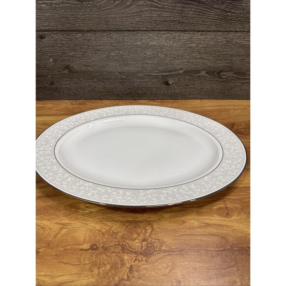 Lenox China Opal Innocence Oval Serving Platter Classic Collection 16x12.5”